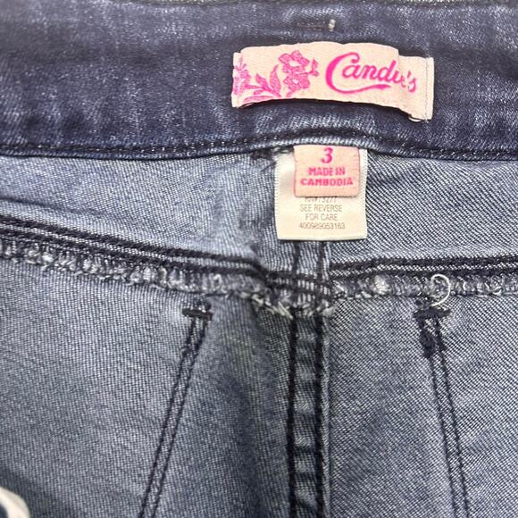 Candies Vintage Size 3 Low Rise Micro Shorts Super Cute & Comfortable Cotton - Picture 2 of 4